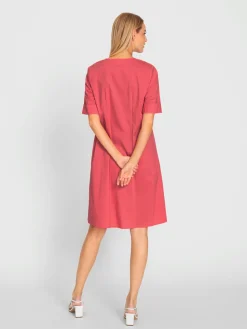 Robe d'été manches à revers fixe