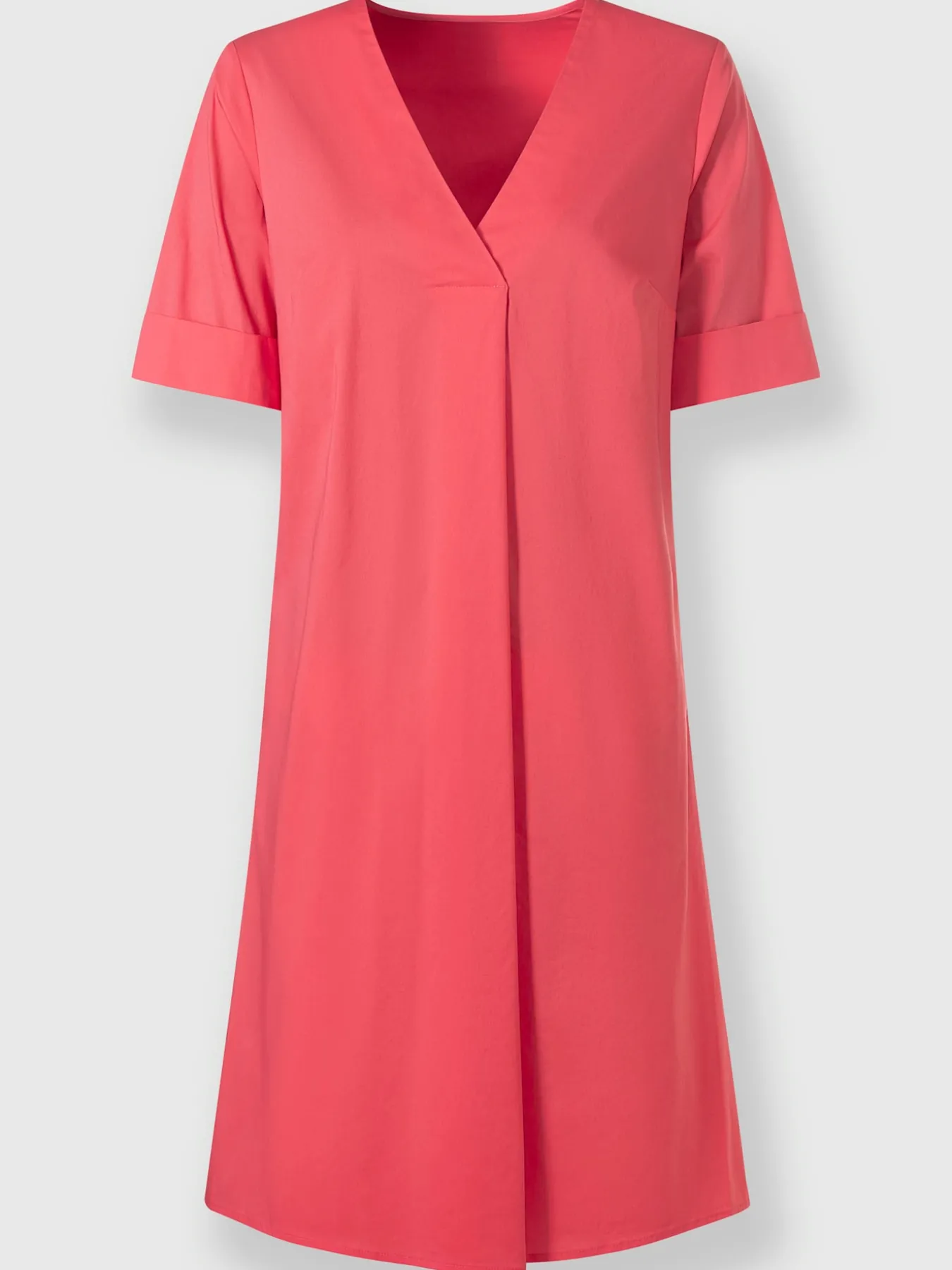 Robe d'été manches à revers fixe