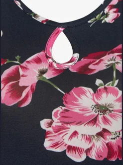 Robe d'été petite encolure goutte d'eau