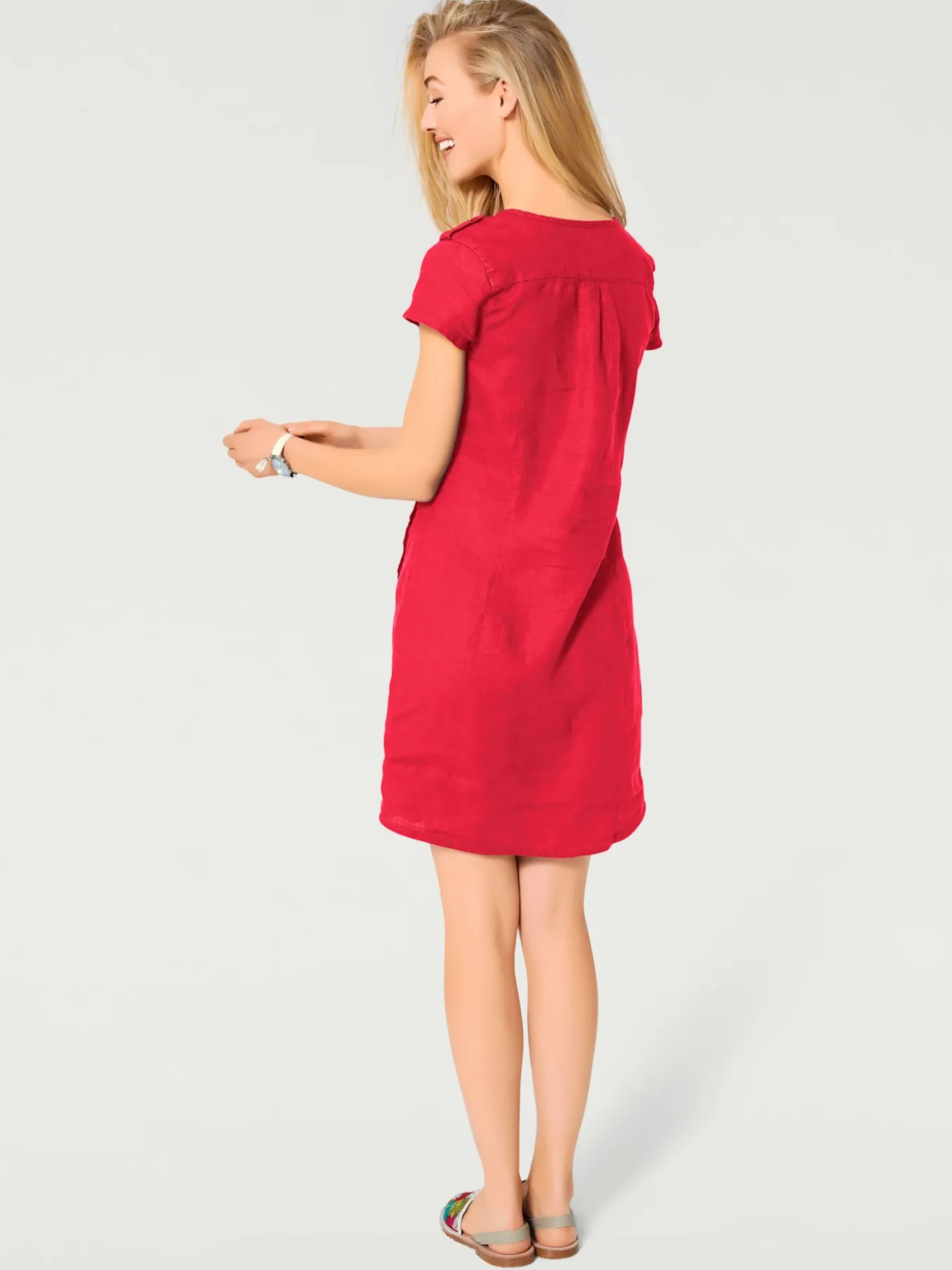 Robe d'été pur lin