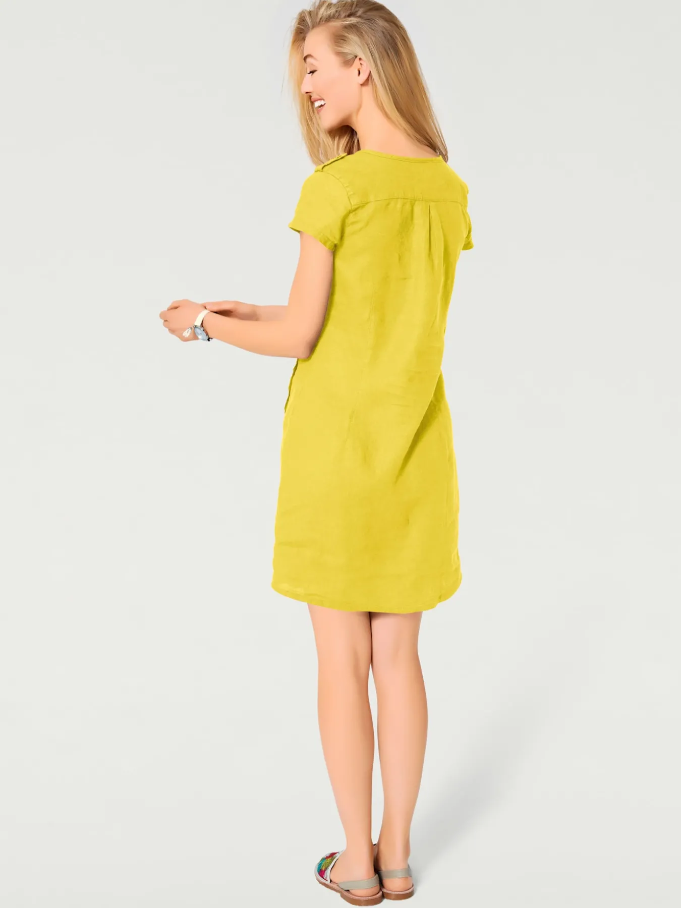 Robe d'été pur lin