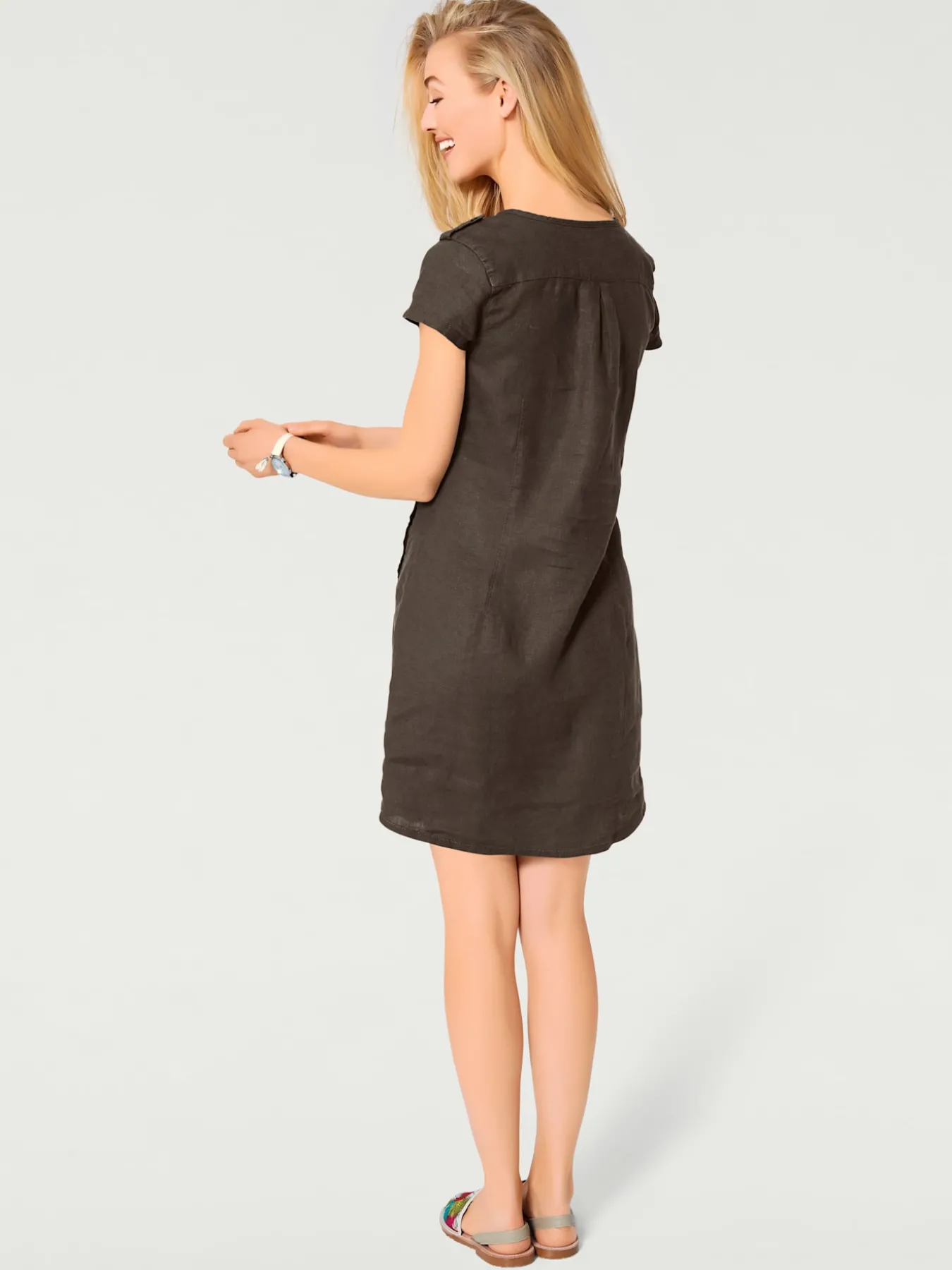 Robe d'été pur lin