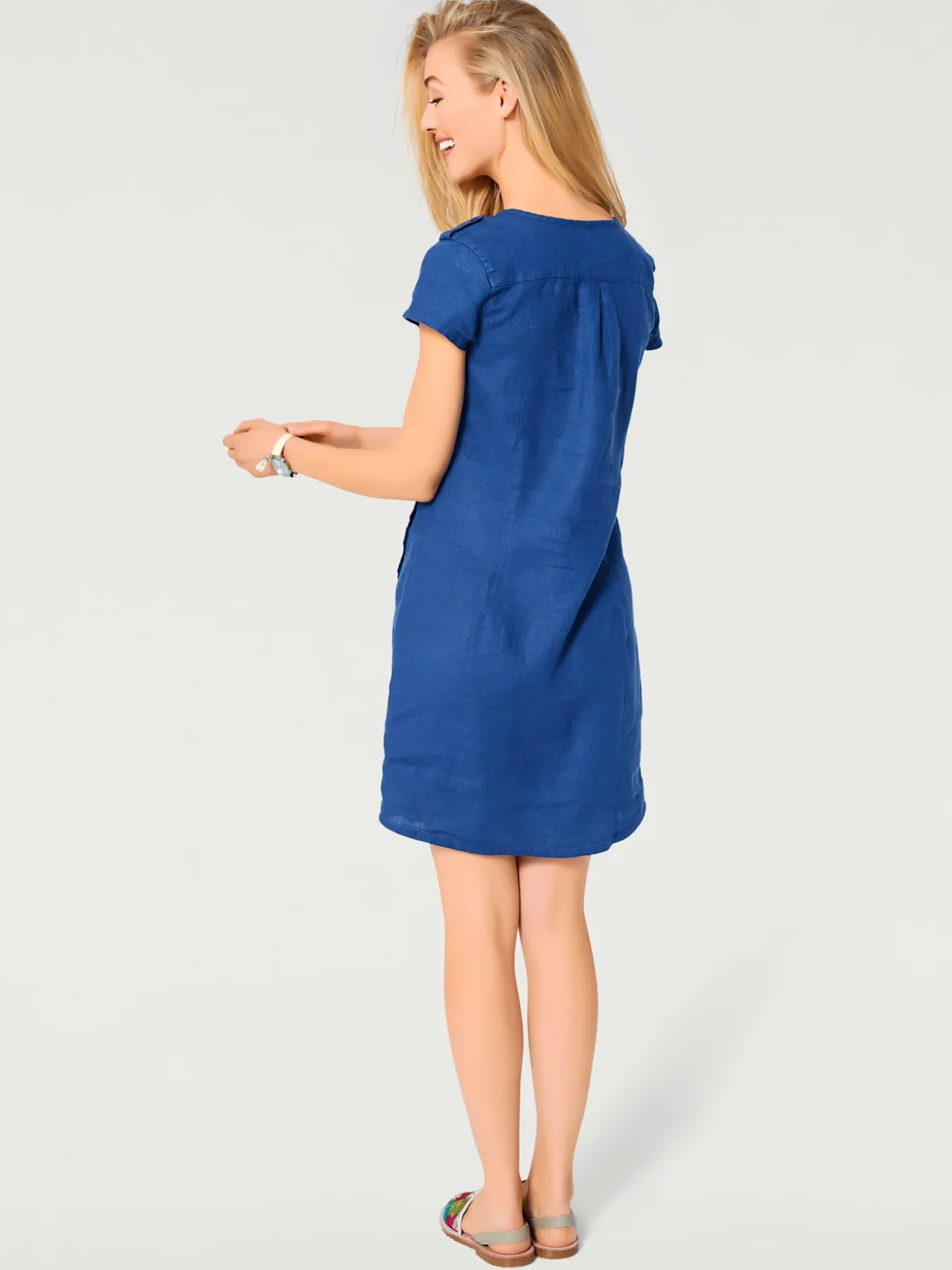 Robe d'été pur lin