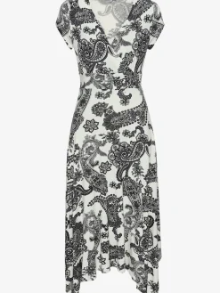 Robe d'été robe de plage avec encolure en v