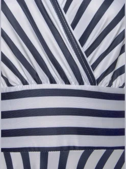 Robe d'été robe portefeuille courte à col v