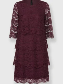 Robe en dentelle dentelle élastique