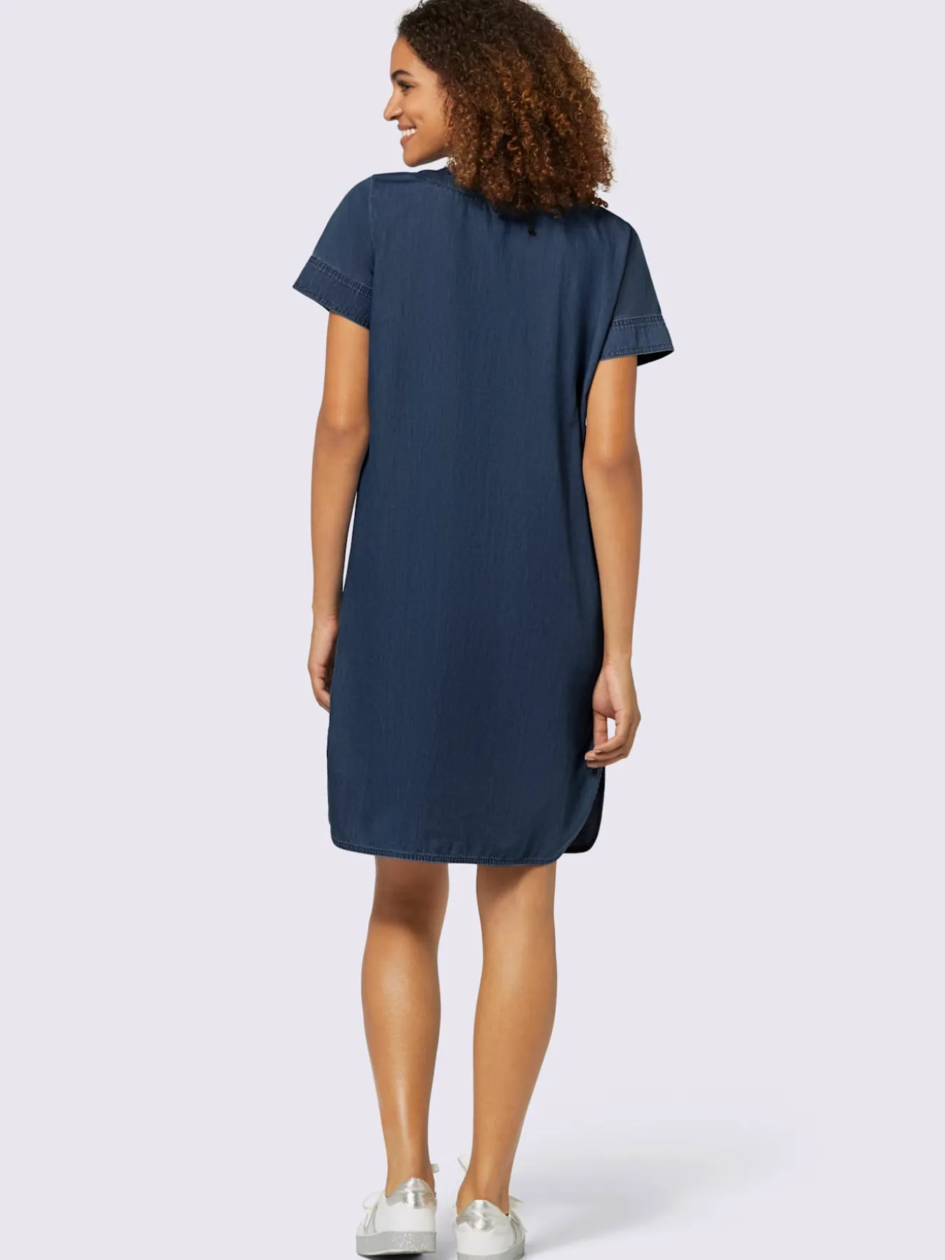 Robe en jean pur coton