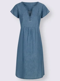 Robe en jean pur coton