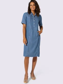 Robe en jean pur lyocell
