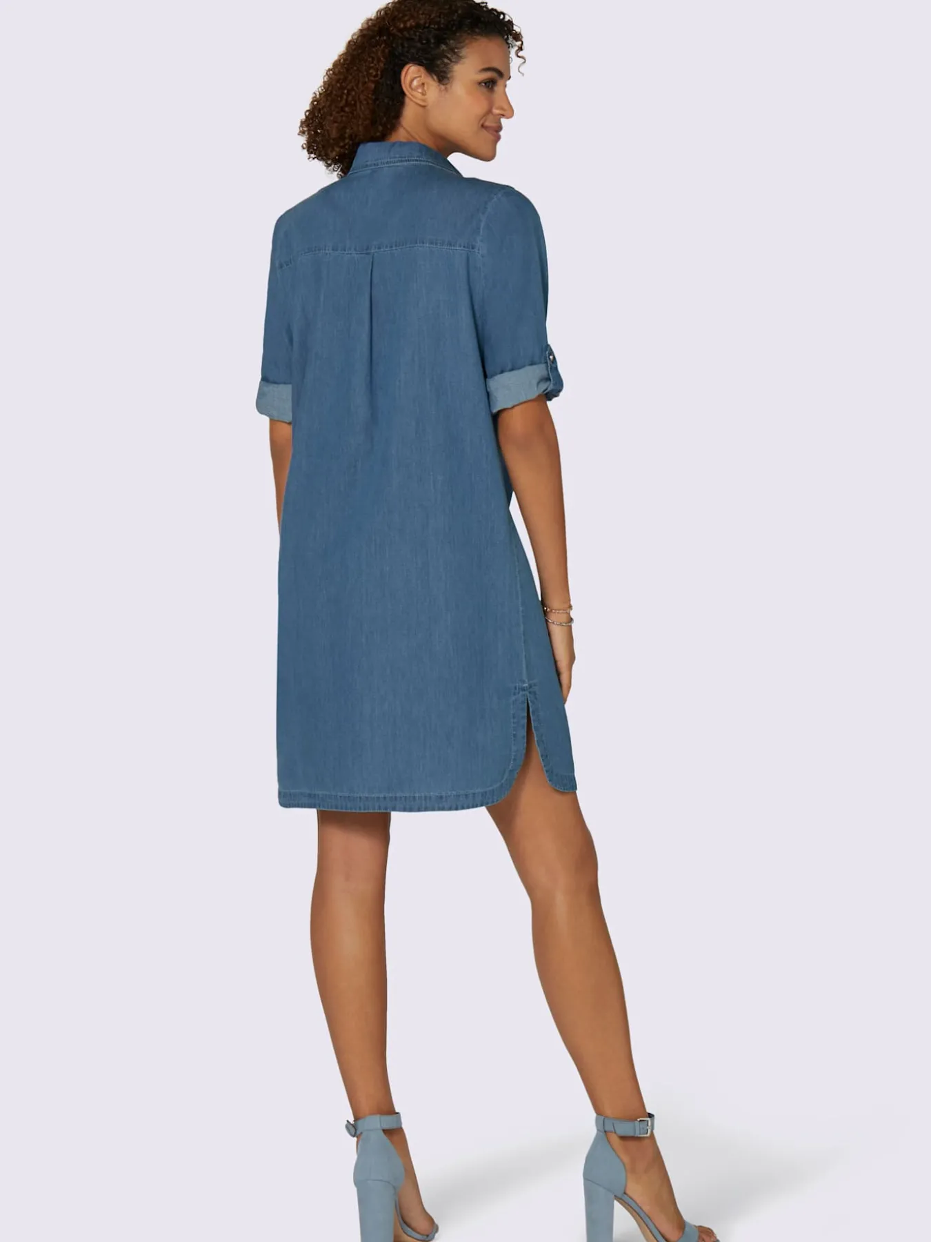 Robe en jean qualité tissée