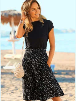 Robe en jersey aspect 2 en 1