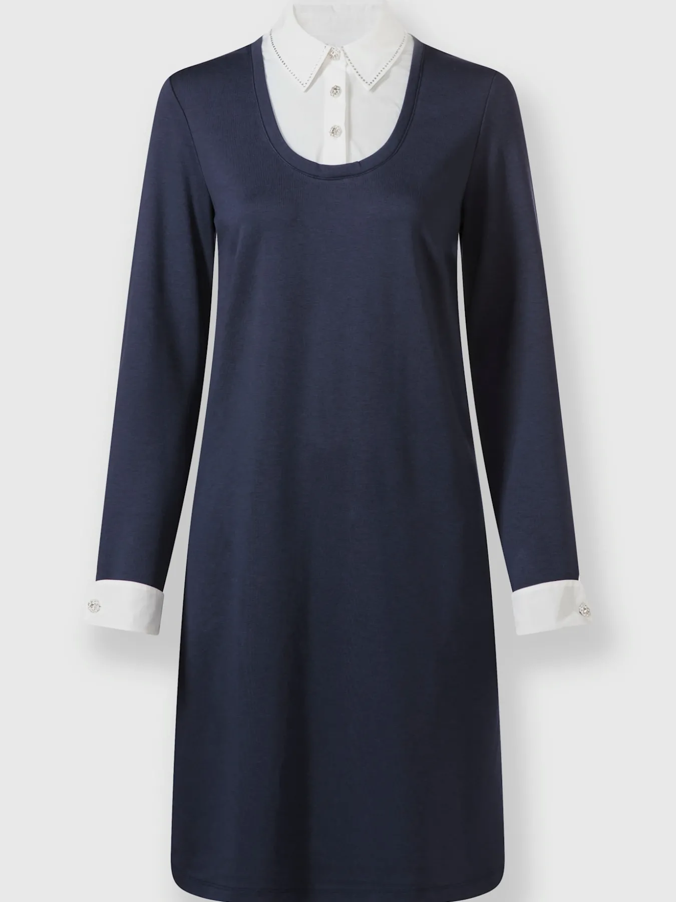 Robe en jersey aspect 2 en 1 tendance