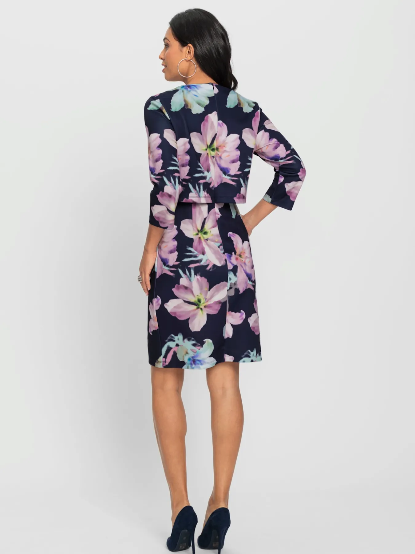 Robe en jersey aspect 2 pièces