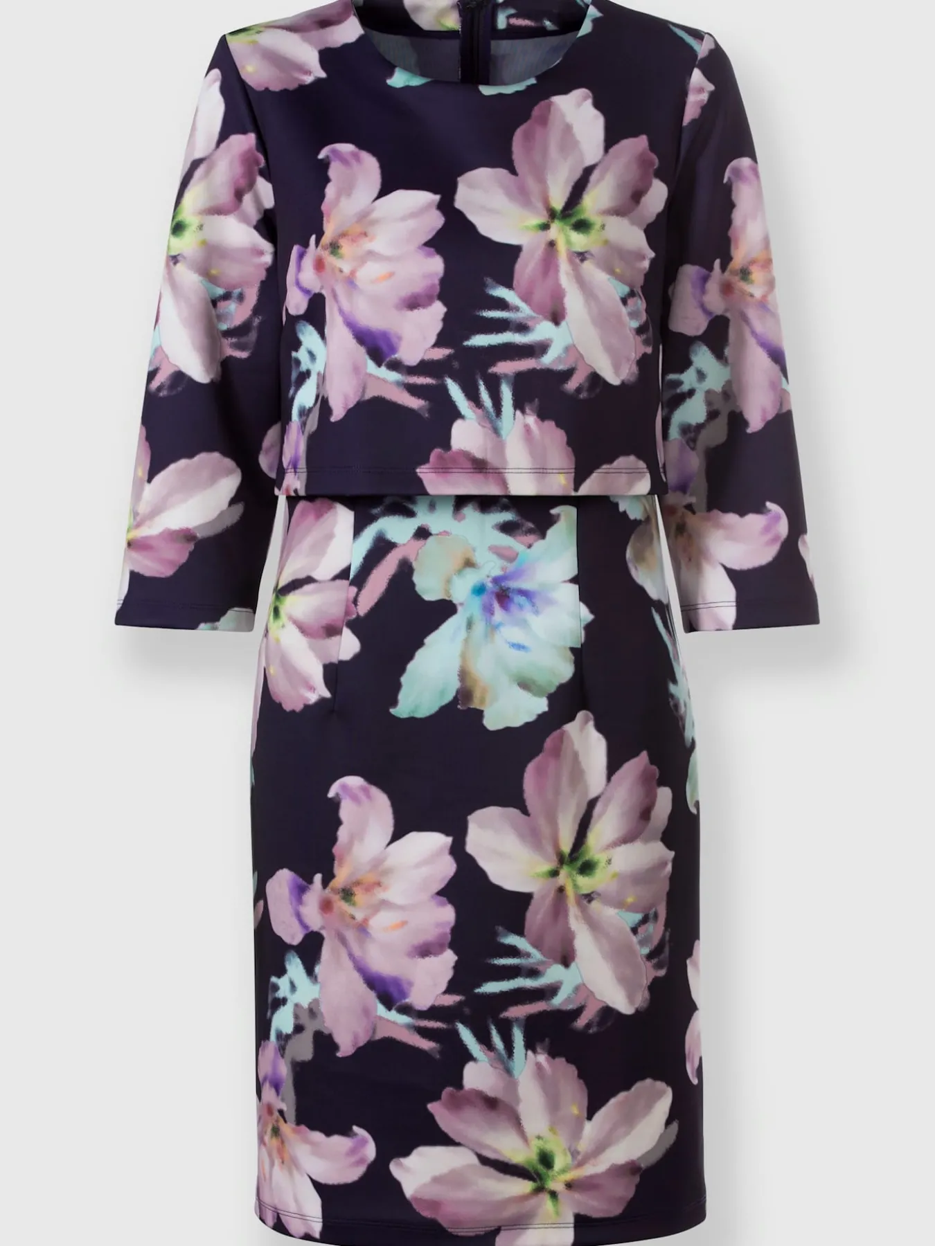 Robe en jersey aspect 2 pièces