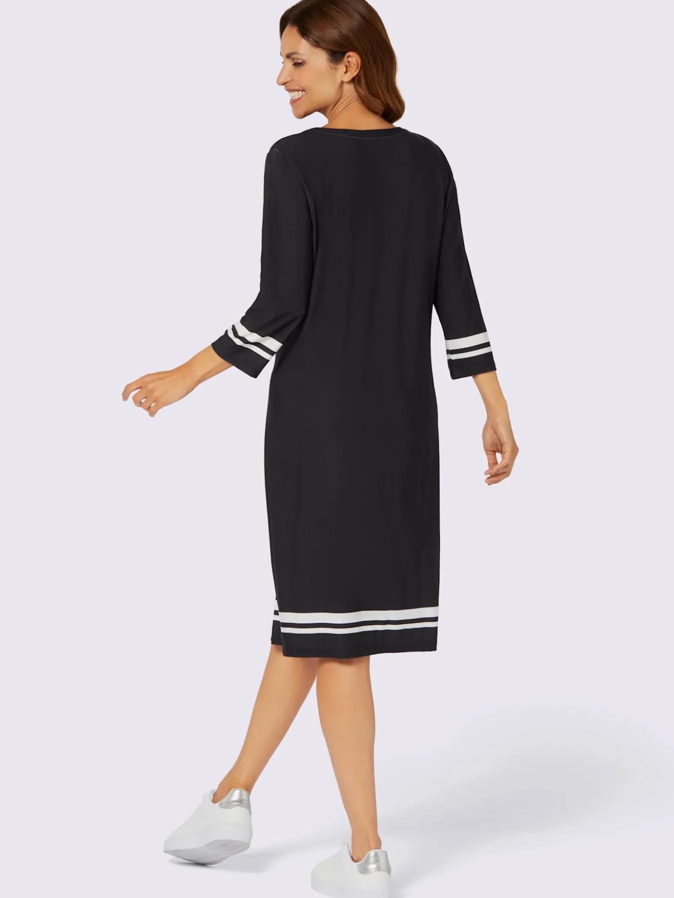 Robe en jersey coupe affinante