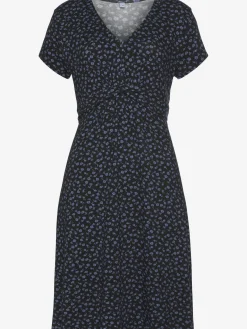 Robe en jersey encolure en v dégagée