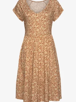Robe en jersey encolure en v
