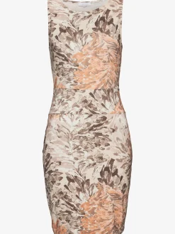 Robe en jersey encolure haute