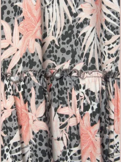 Robe en jersey encolure ronde