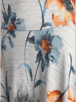 Robe en jersey encolure ronde