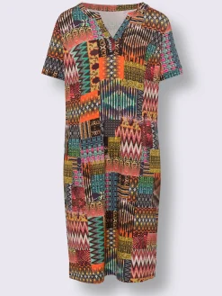 Robe en jersey imprimé mode