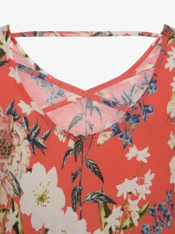 Robe en jersey manches 3/4 élastiquées