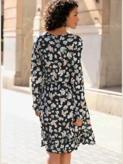 Robe en jersey robe à motifs en viscose