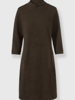 Robe en jersey structure gaufrée