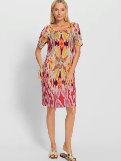 Robe en jersey superbe motif graphique
