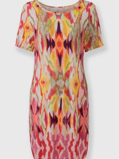 Robe en jersey superbe motif graphique