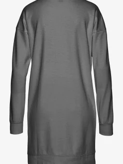 Robe en matière sweat robe d'intérieur sportive avec grand imprimé logo