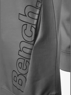 Robe en matière sweat robe d'intérieur sportive avec grand imprimé logo