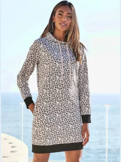 Robe en matière sweat robe sweat confortable