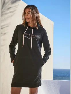 Robe en matière sweat robe sweat confortable
