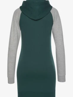Robe en matière sweat robe sweat avec logo imprimé