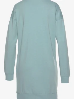 Robe en matière sweat robe d'intérieur sportive avec grand imprimé logo