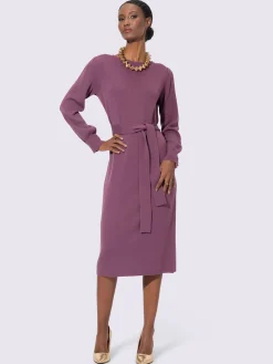 Robe en tricot 30% laine vierge