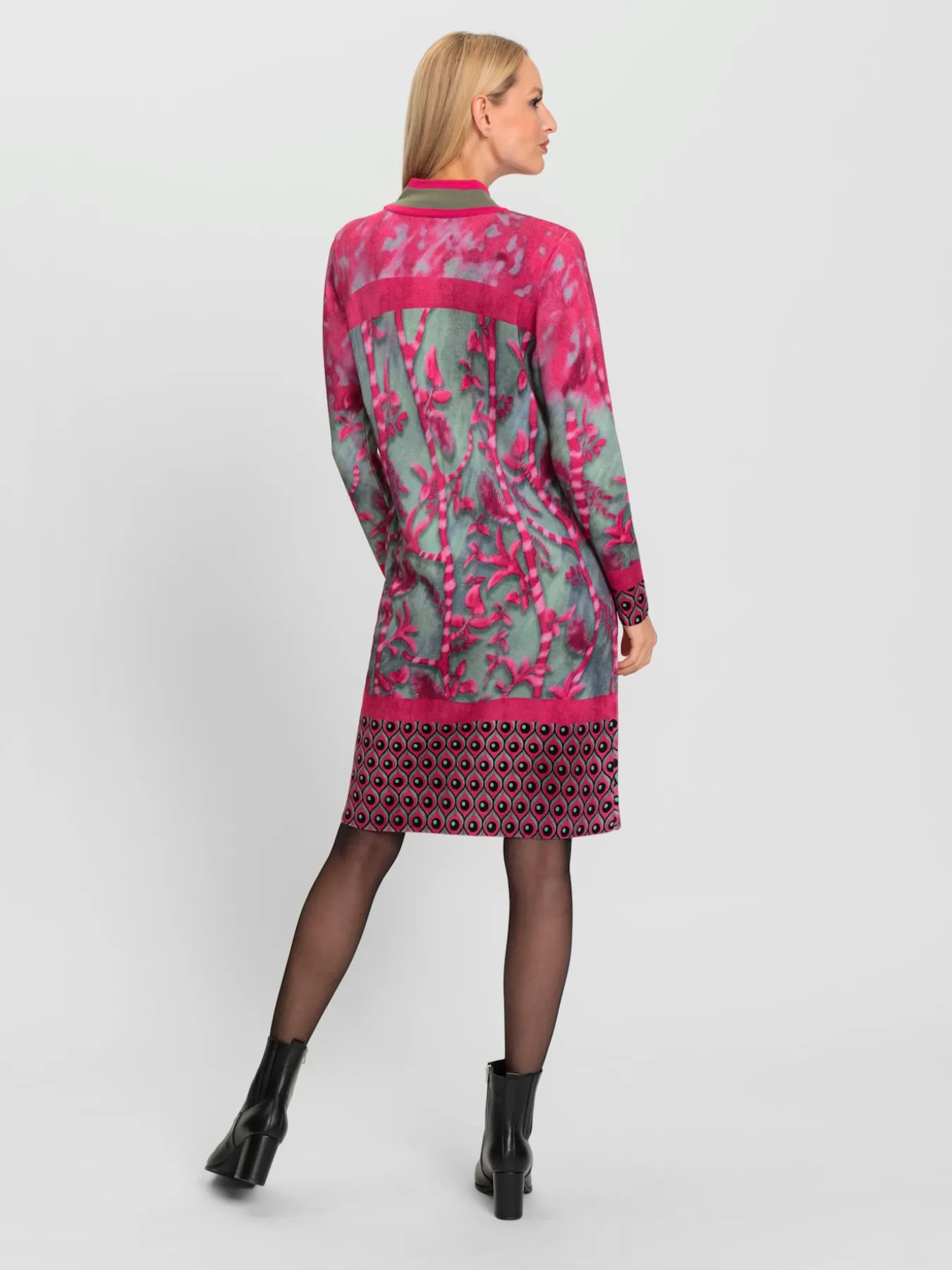 Robe en tricot imprimé original