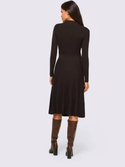 Robe en tricot légèrement évasé