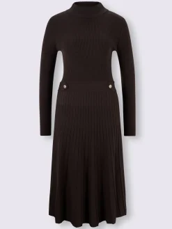 Robe en tricot légèrement évasé