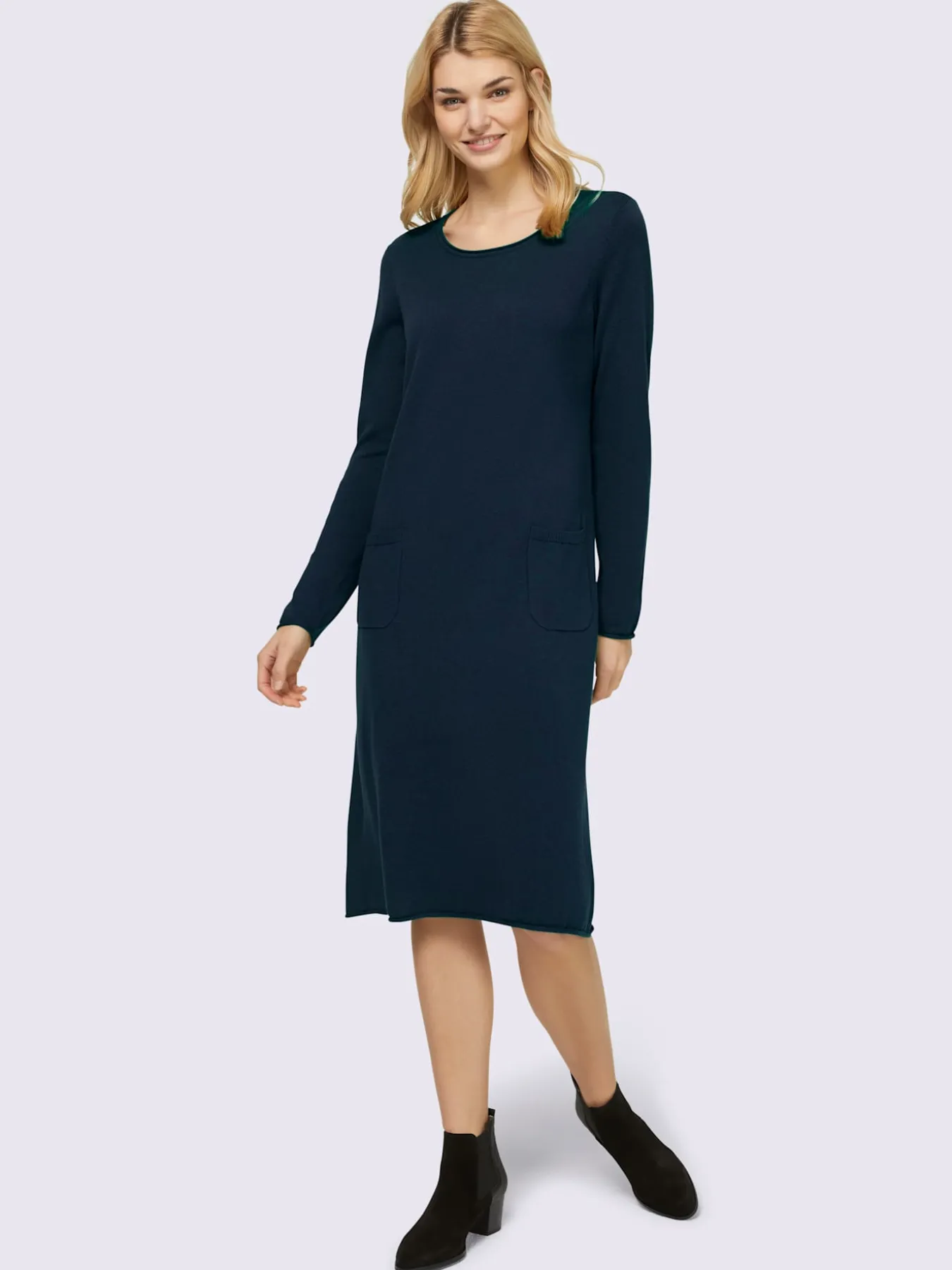 Robe en tricot tricot affinant