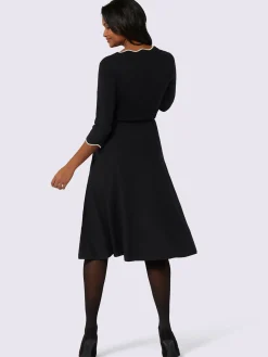 Robe en tricot tricot fin élégant