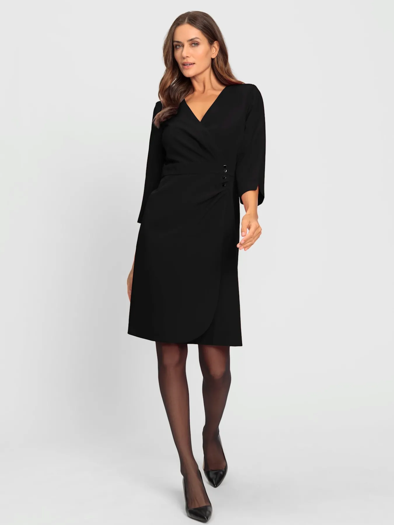 Robe extensible superbe aspect cache-cœur