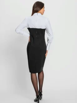 Robe fourreau look 2 en 1