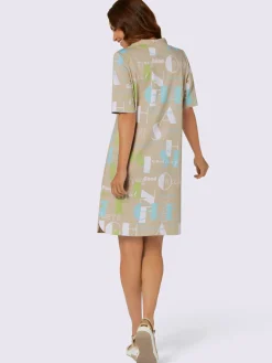 Robe imprimée coupe affinante