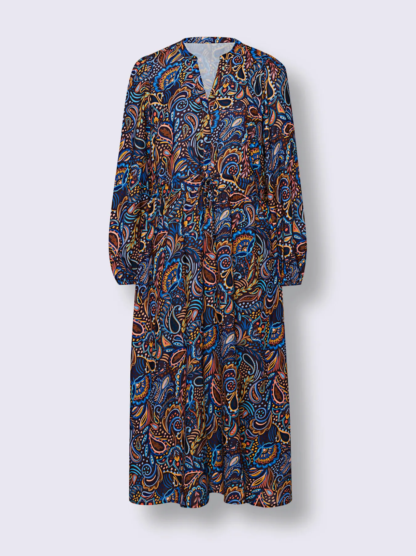 Robe imprimée motif paisley coloré
