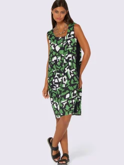 Robe imprimée qualité tissée soignée