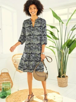 Robe imprimée qualité tissée