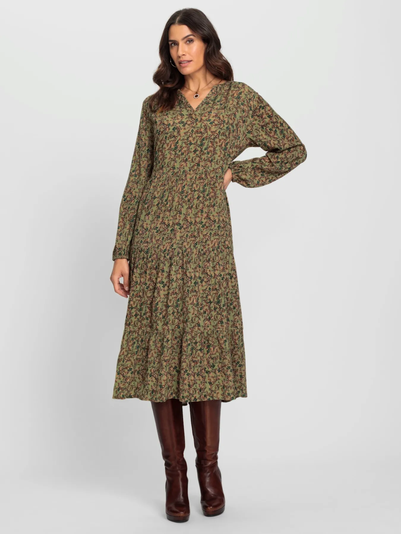 Robe imprimée qualité tissée