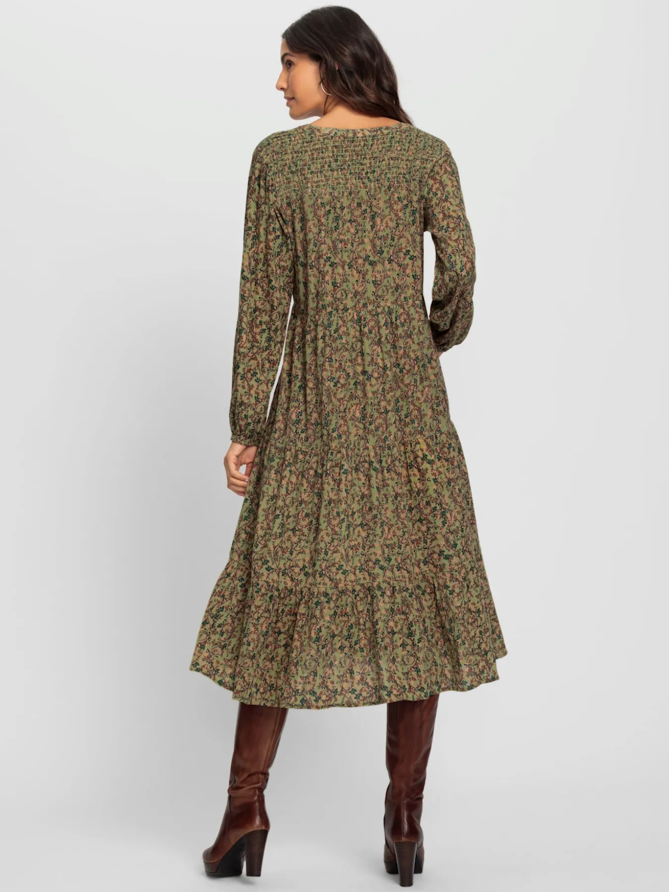 Robe imprimée qualité tissée